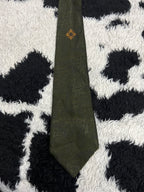 St. Micheal Geometric Green Tie