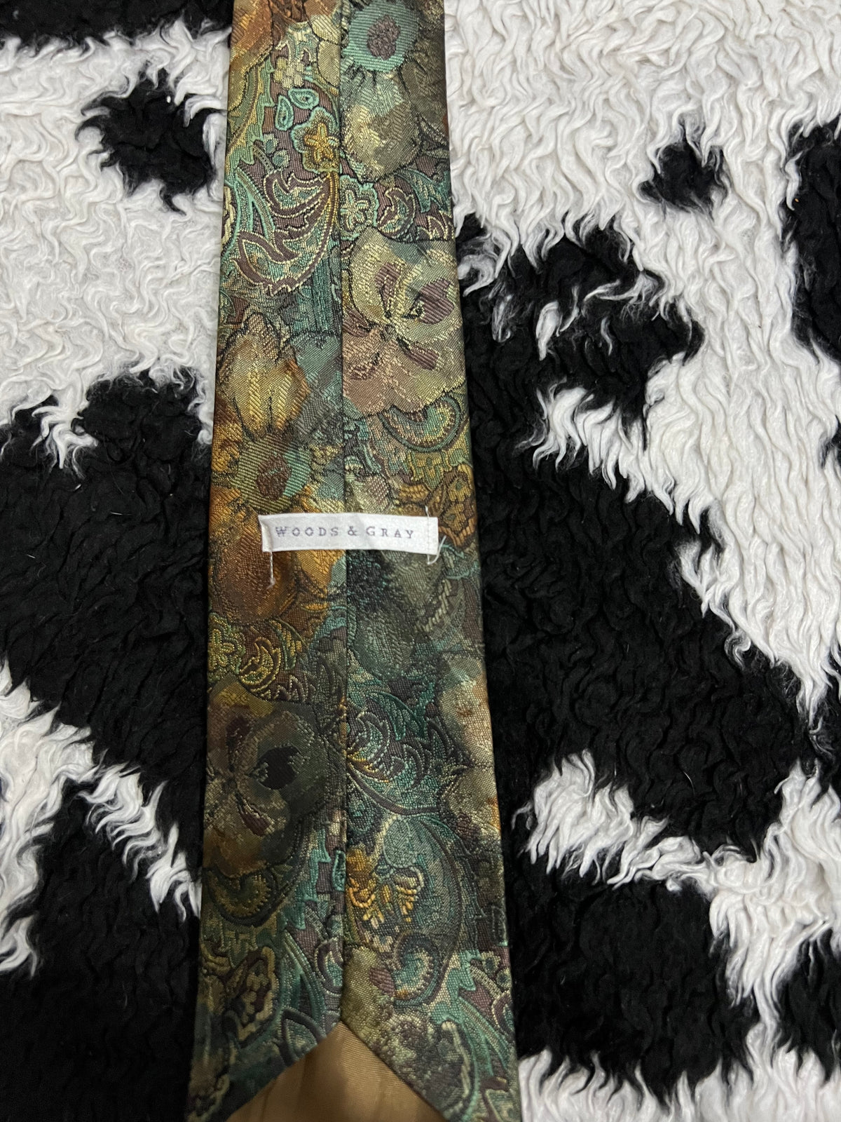 Woods & Gray Floral Tie