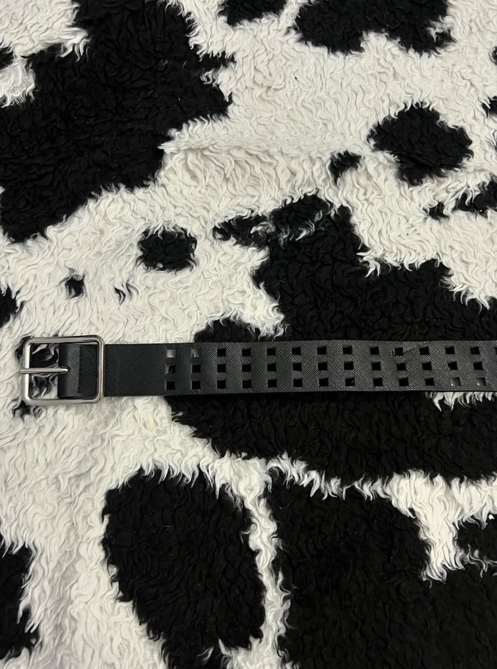 Black Triple Hole Belt
