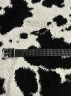 Black Triple Hole Belt