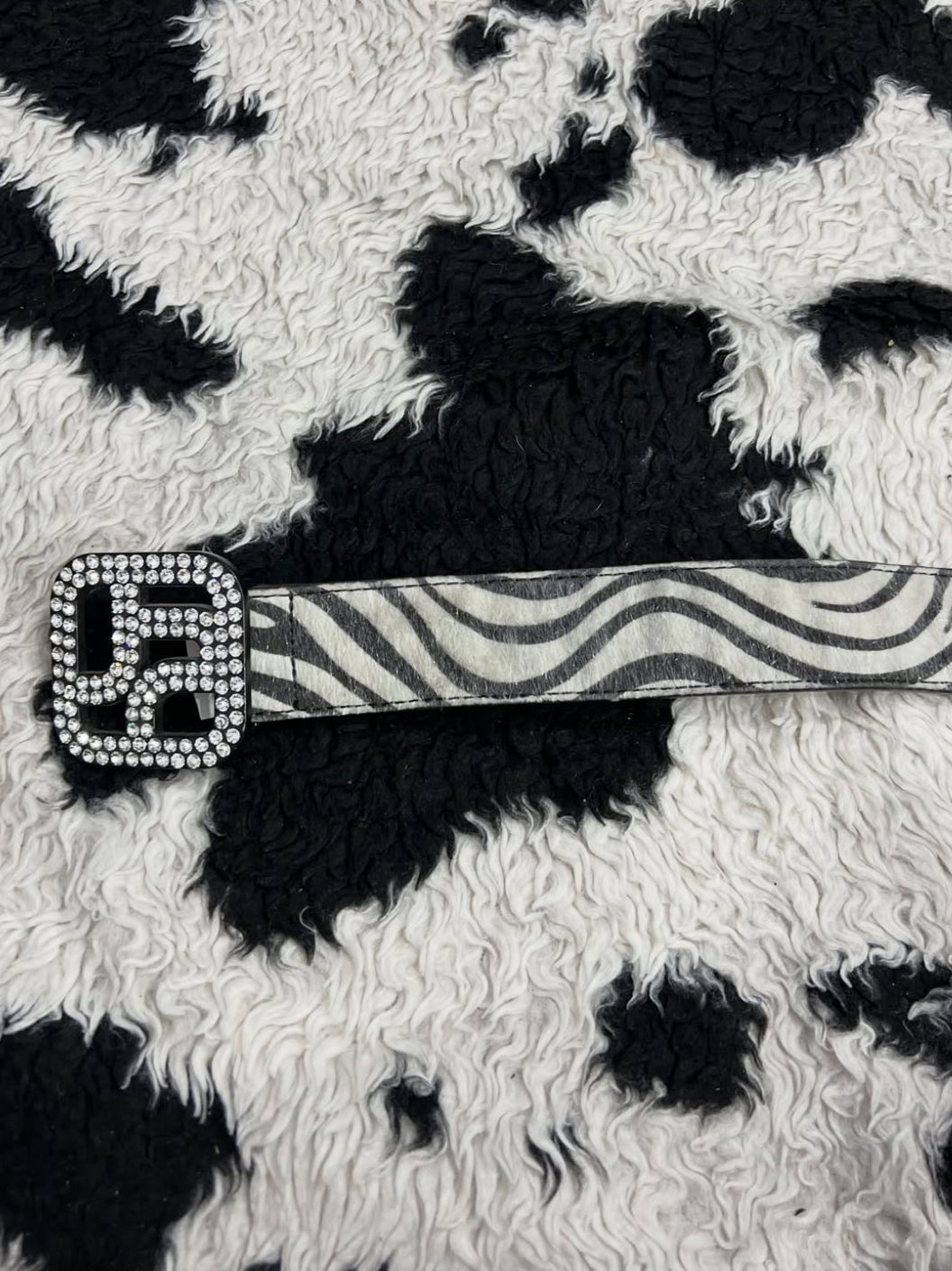 Zebra Print Belt