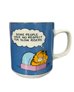 Vintage Garfield "Some people have no respect for slow risers" Cup
