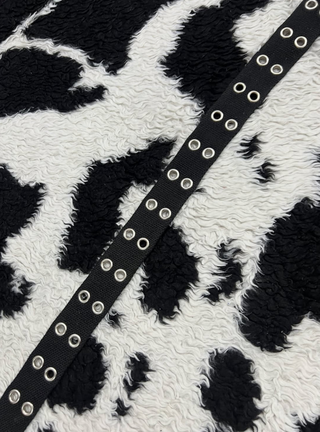 Double Hole Black Belt