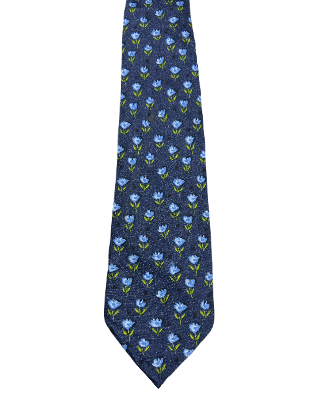 Blue Floral Tie