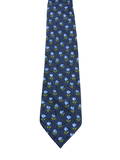 Blue Floral Tie