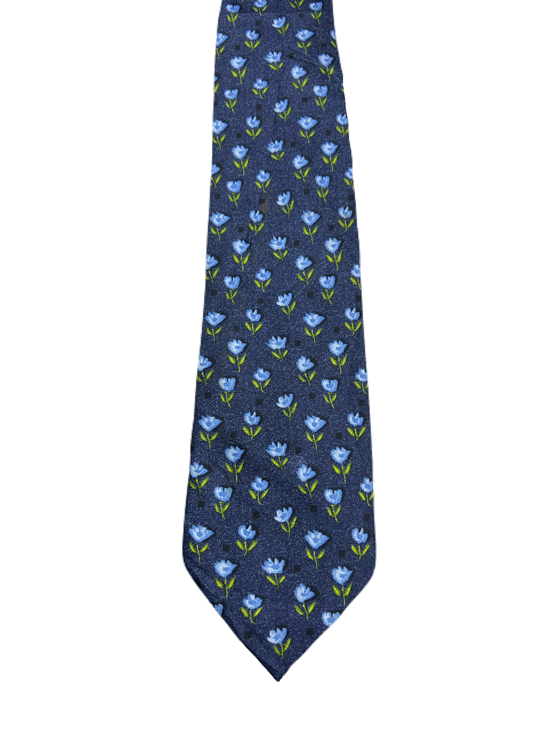 Blue Floral Tie