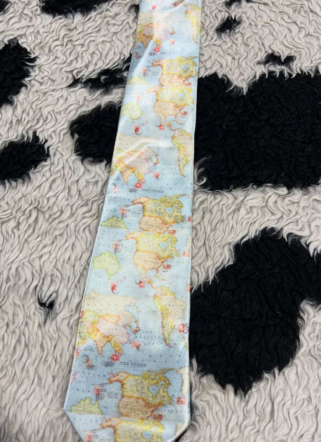 World Map Tie