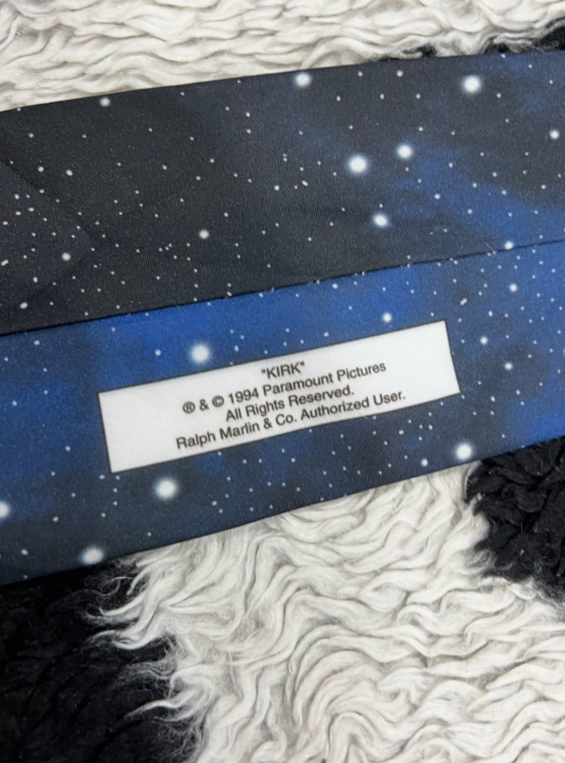 Vintage 1994 Star Trek "Kirk" Tie