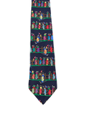 "Tee Time Line-up" Golf Tie