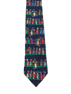 "Tee Time Line-up" Golf Tie