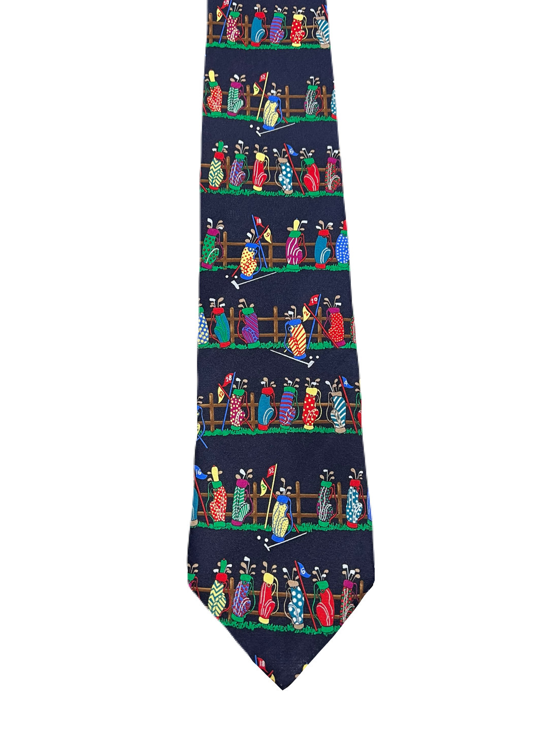 "Tee Time Line-up" Golf Tie