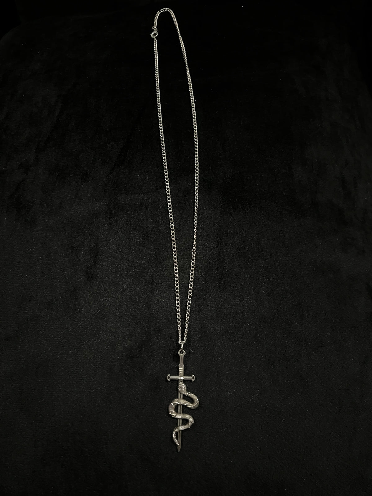Venom & Valor Snake Sword Necklace