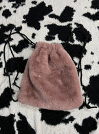 Pink Fur Bag