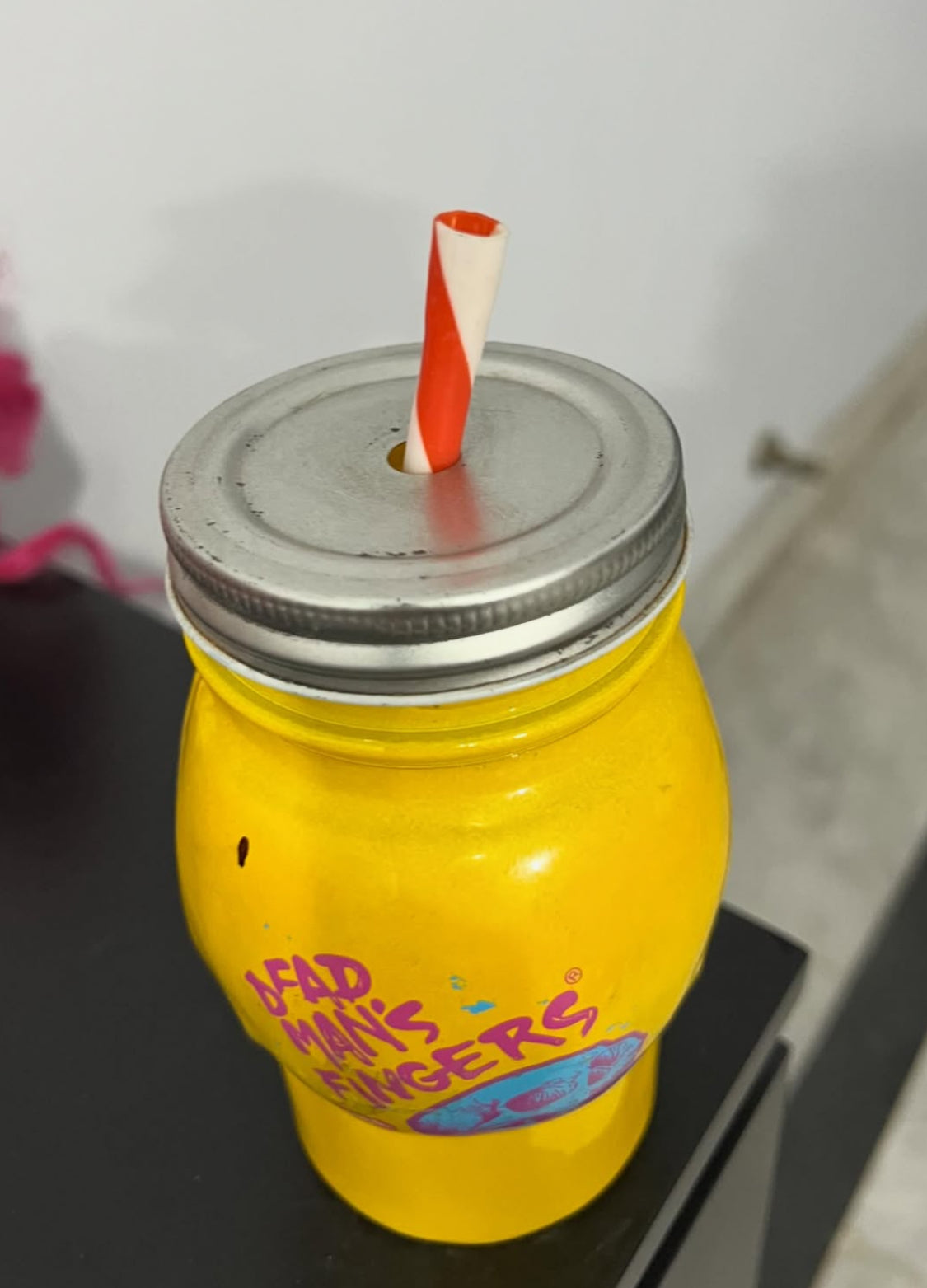 Dead Man's Fingers Yellow Skull Jar Mug