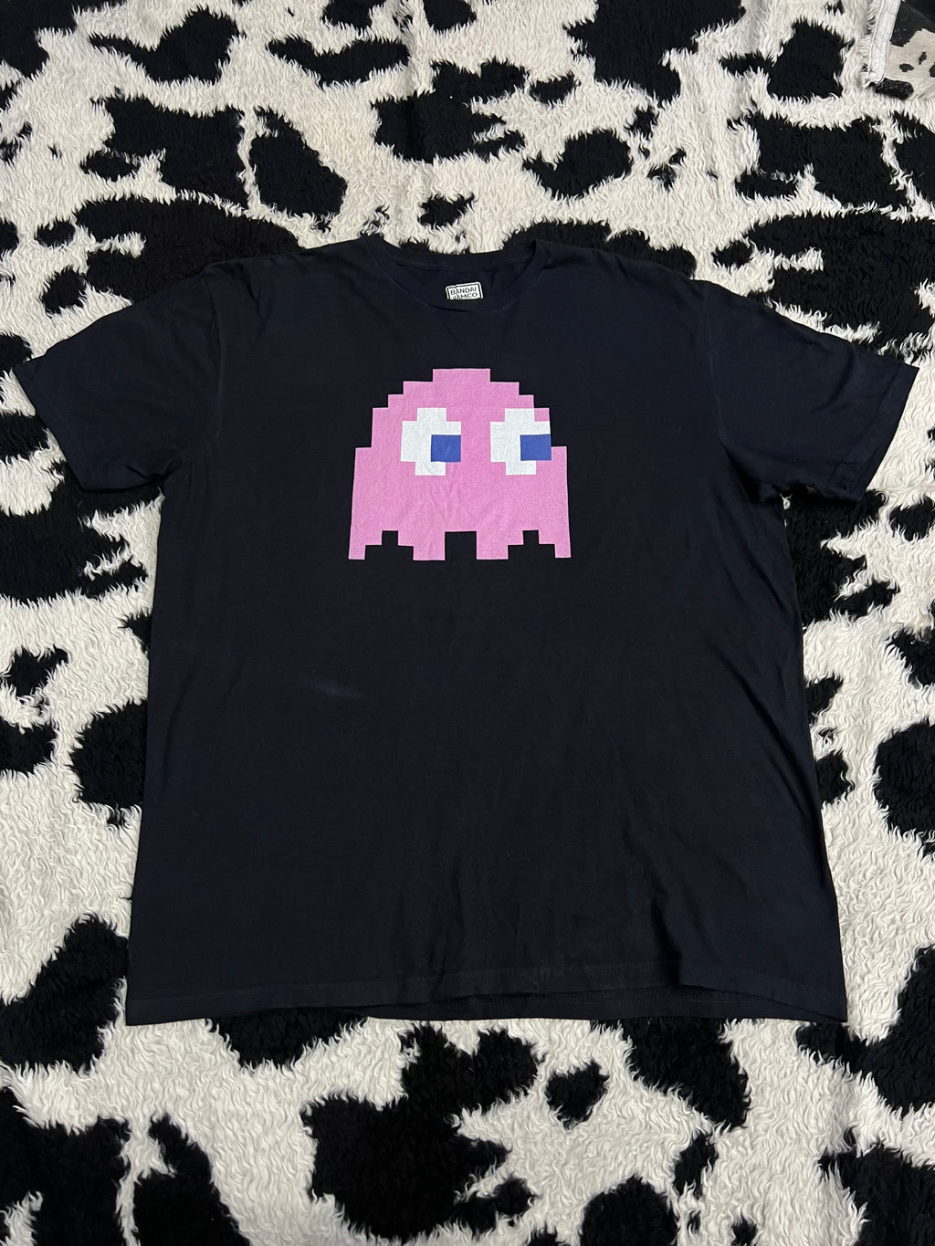 Pacman Pink Ghost Icon Tee (Extra Large)