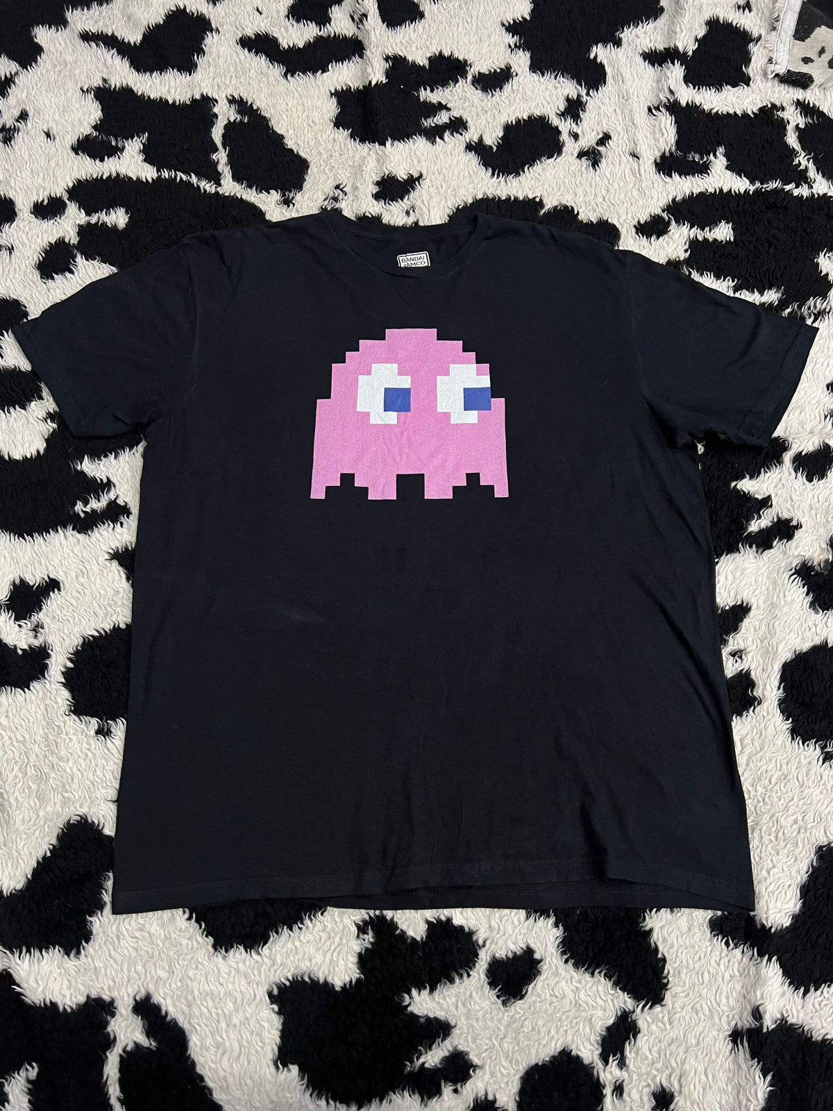 Pacman Pink Ghost Icon Tee (Extra Large)
