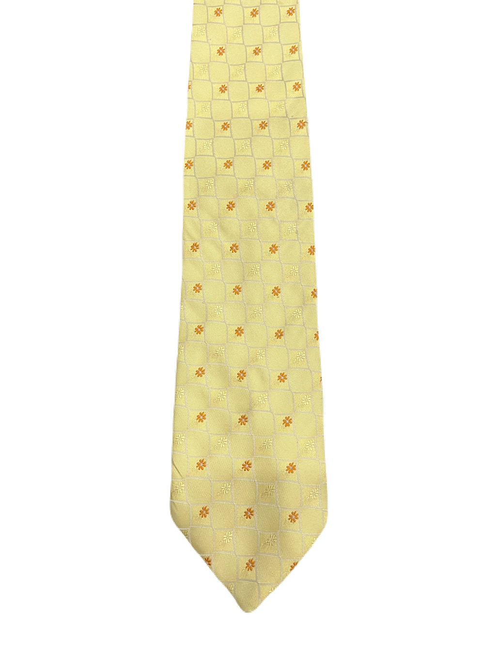 Yellow & Orange Floral Tie