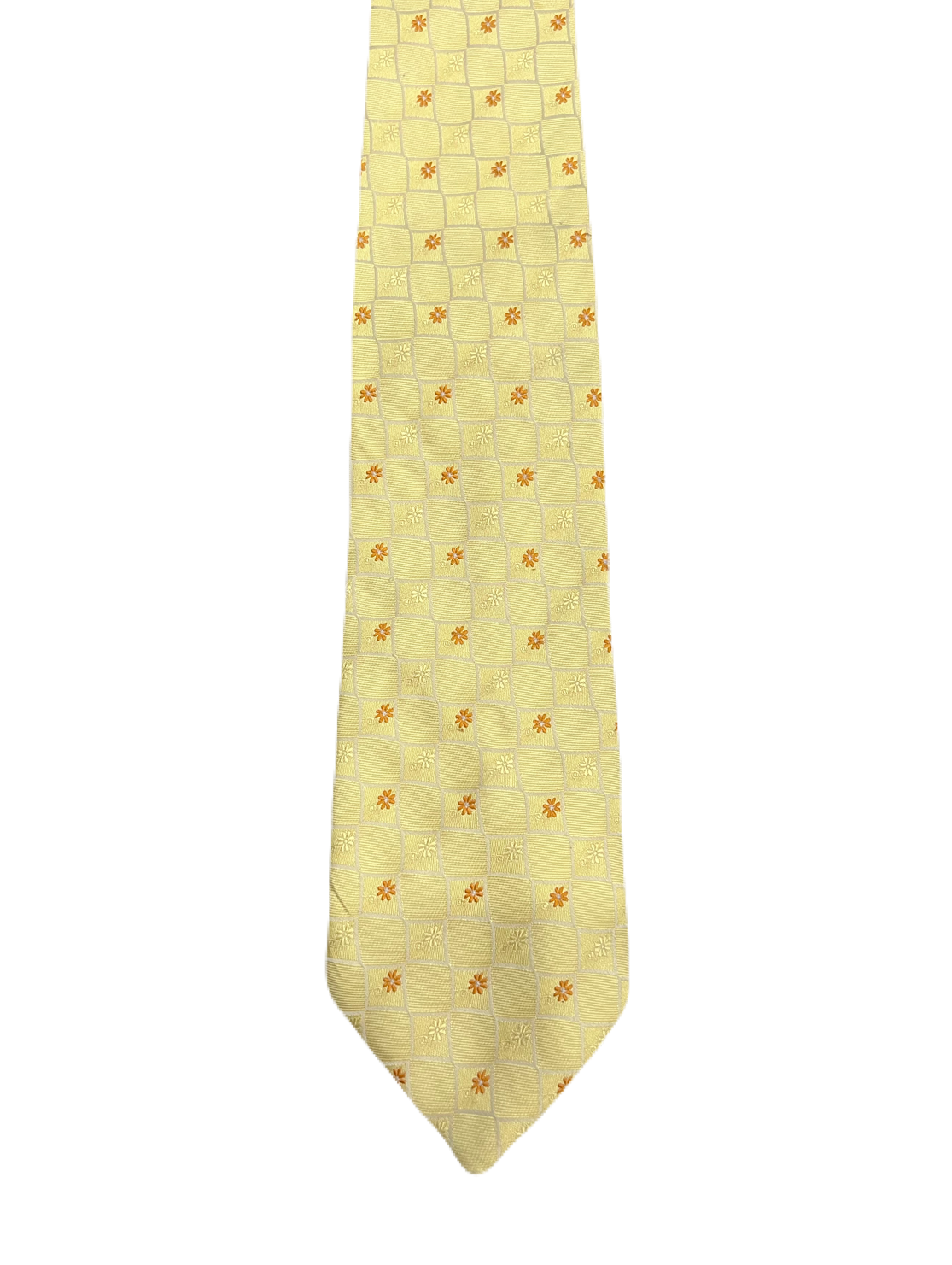 Yellow & Orange Floral Tie