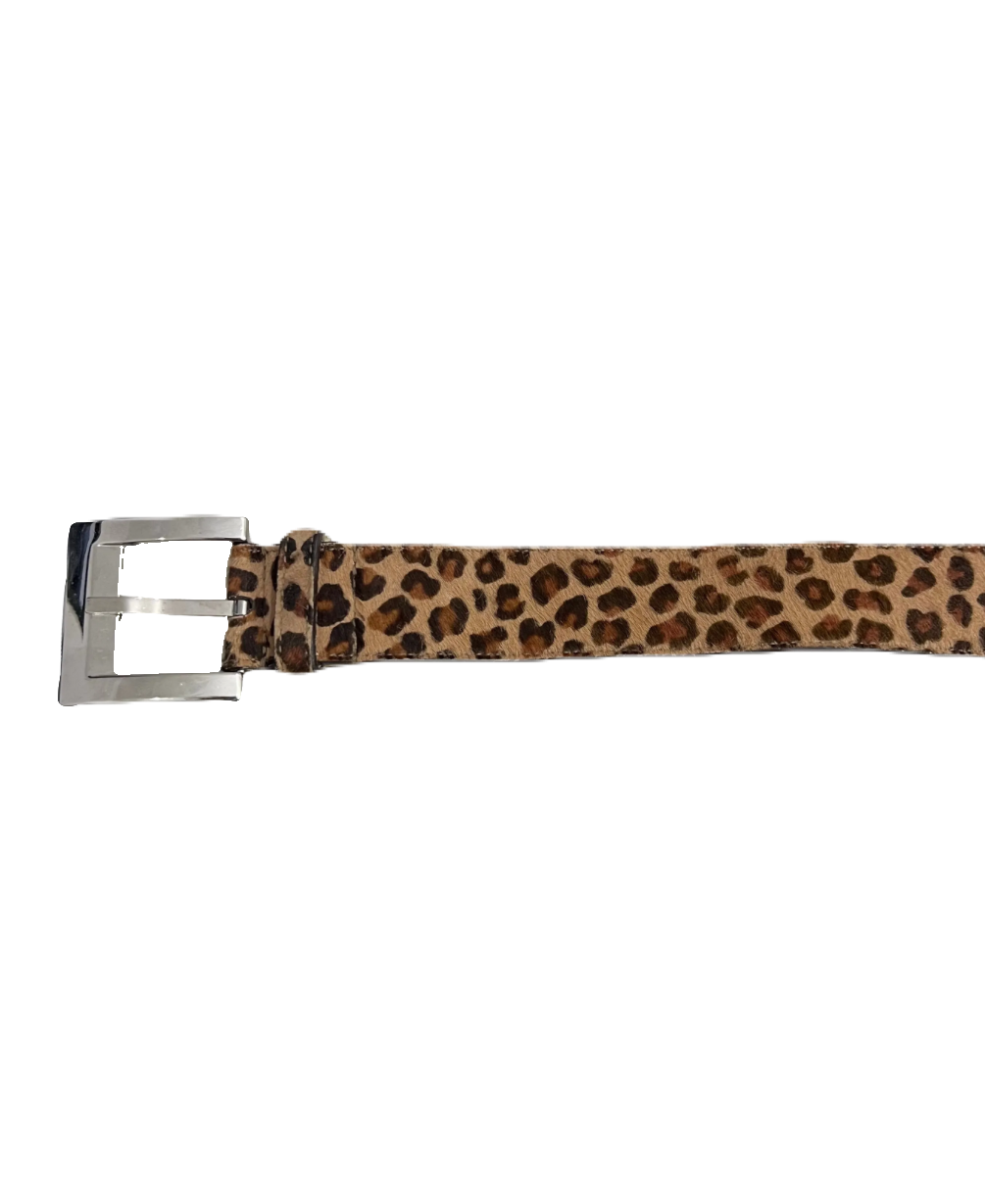 Cheetah Fur Belt