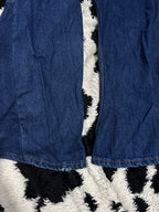 Blue Detailed Embroidered Denims (Waist 36)