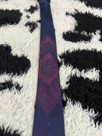 Folkspeare Blue & Purple Embroidered Narrow Tie