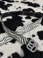 Zebra Print Belt