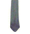 Blue & Yellow Checkerboard Tie