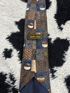 Herlaine Pumpkins & Birds Tie
