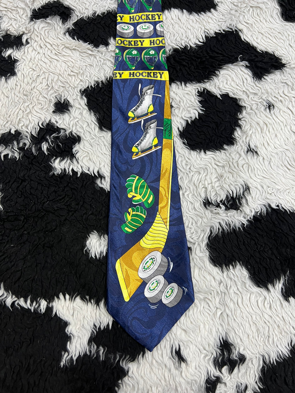 Ice Hockey Graphic Tie
