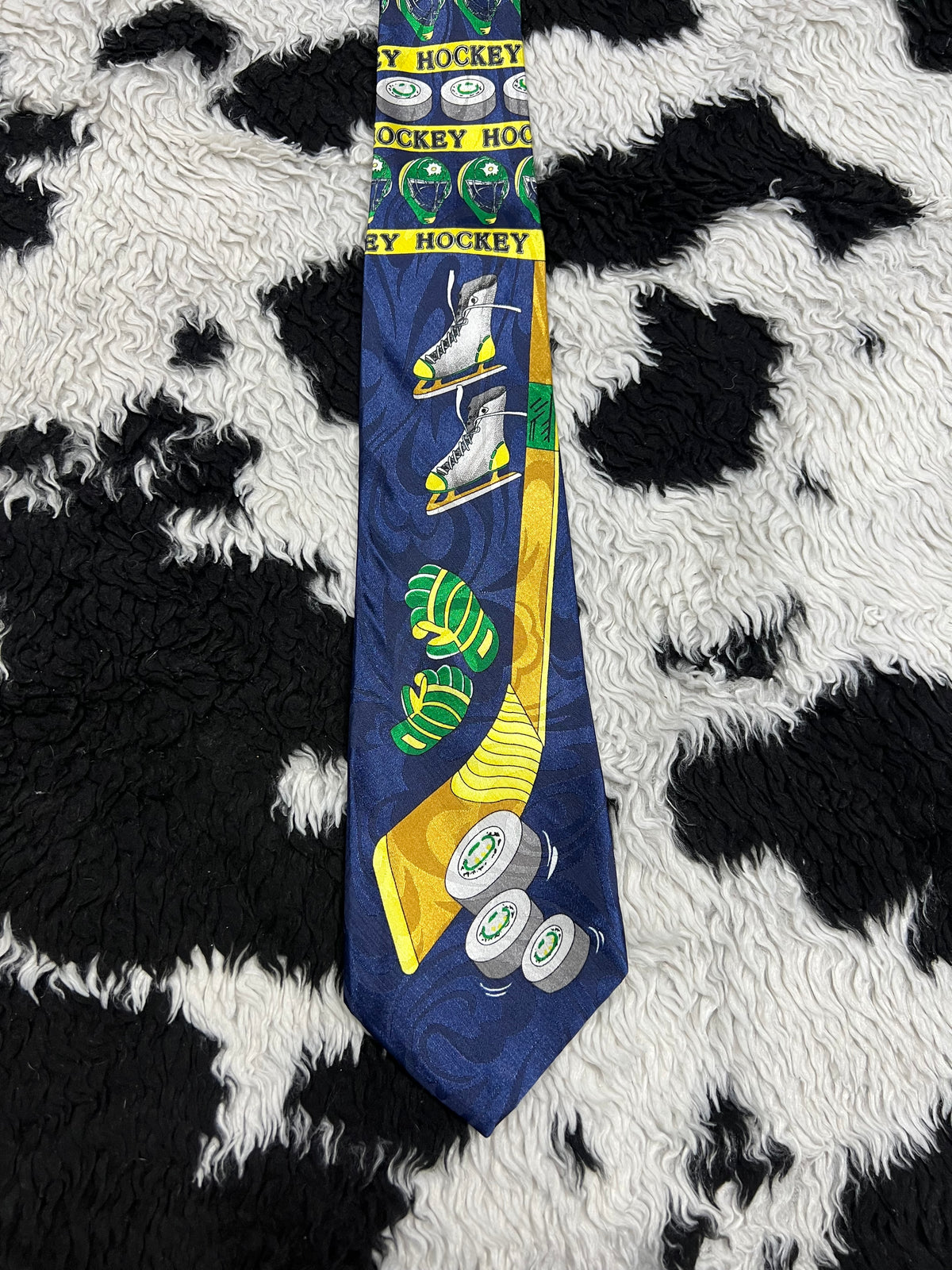 Ice Hockey Graphic Tie