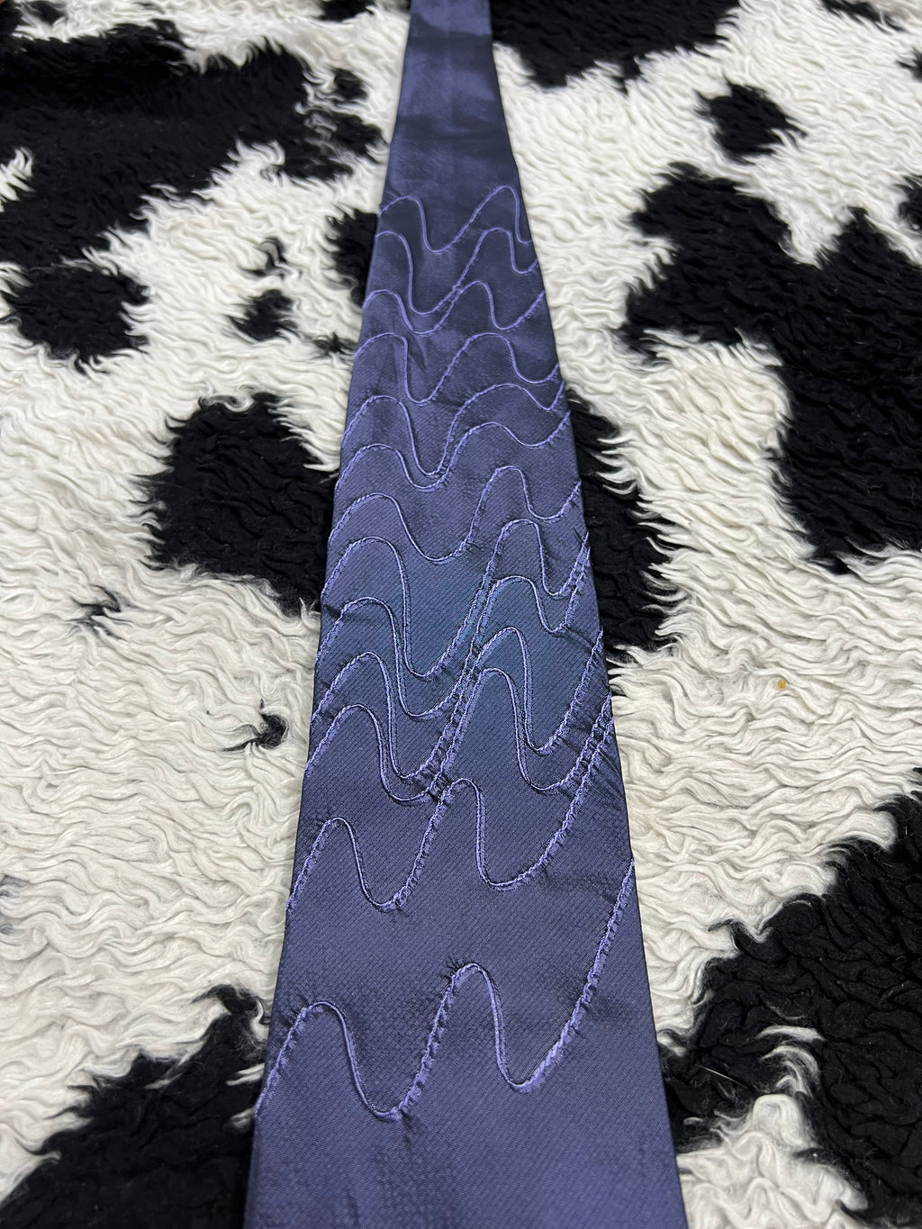 Di Bazzato Purple Swirl Tie