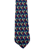Blue Parrots Tie