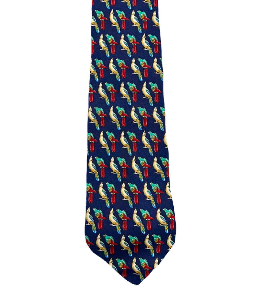 Blue Parrots Tie