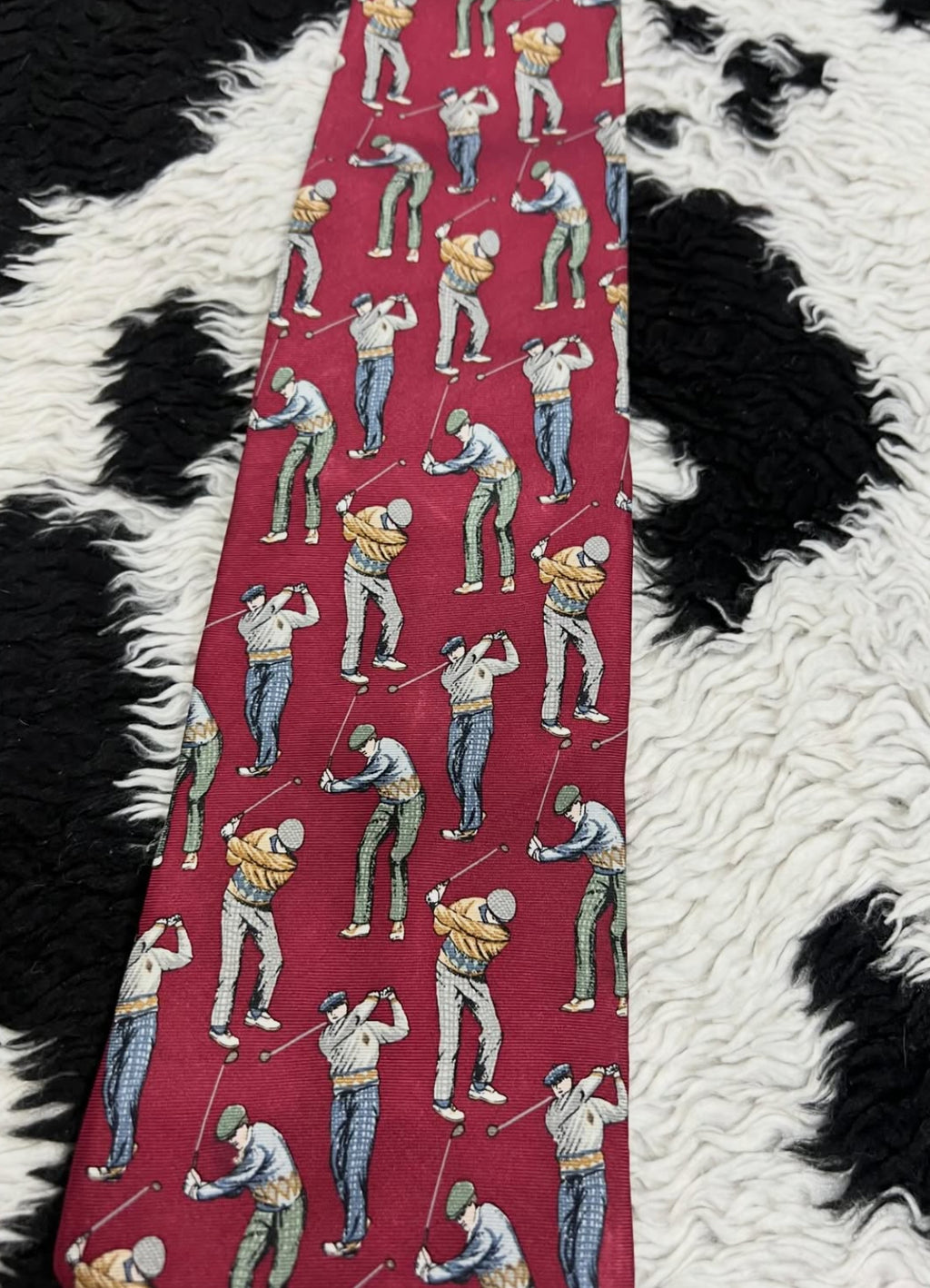 Red Golfing Tie