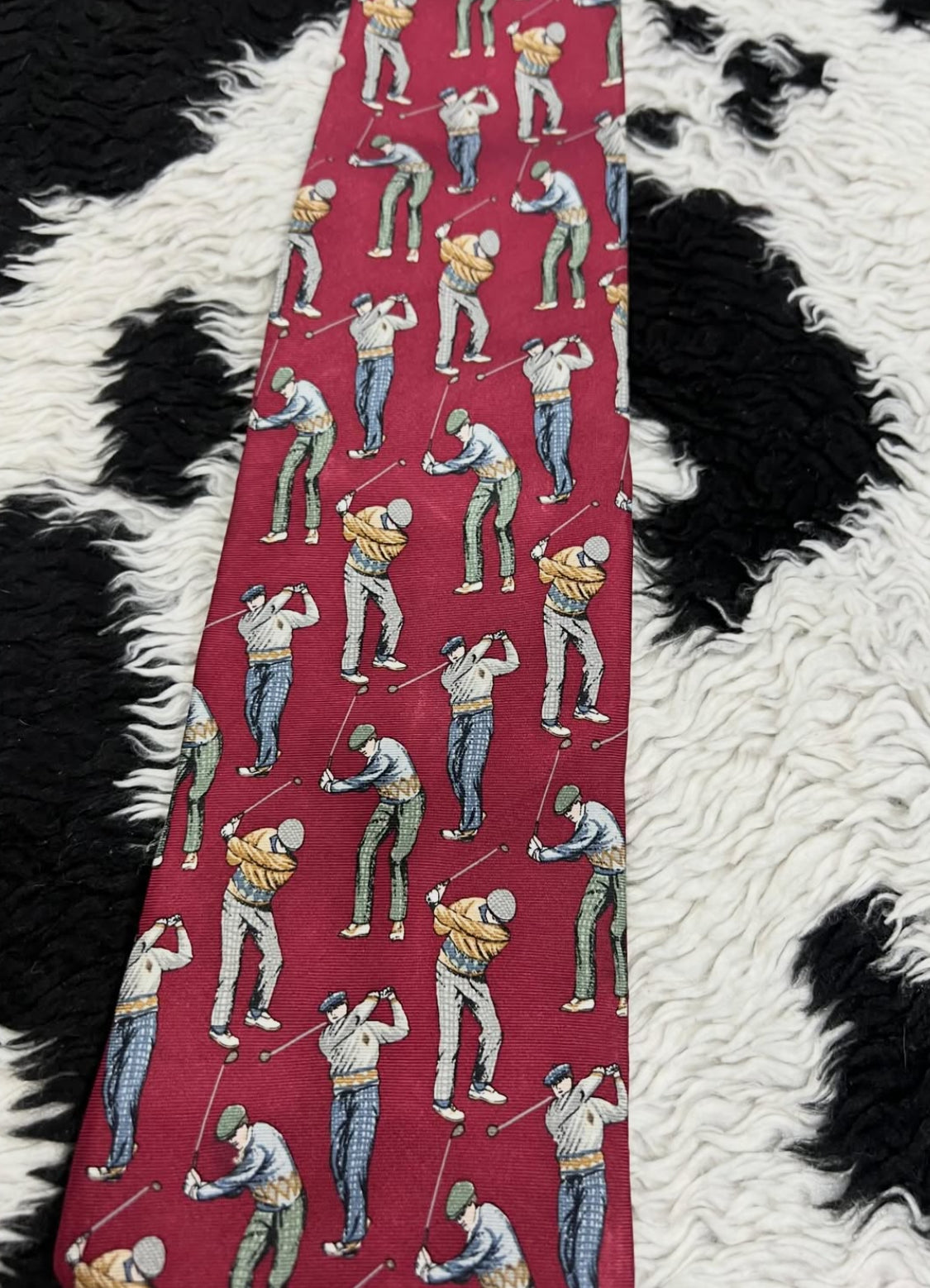 Red Golfing Tie