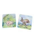 Rabbit & Duck Coasters Set
