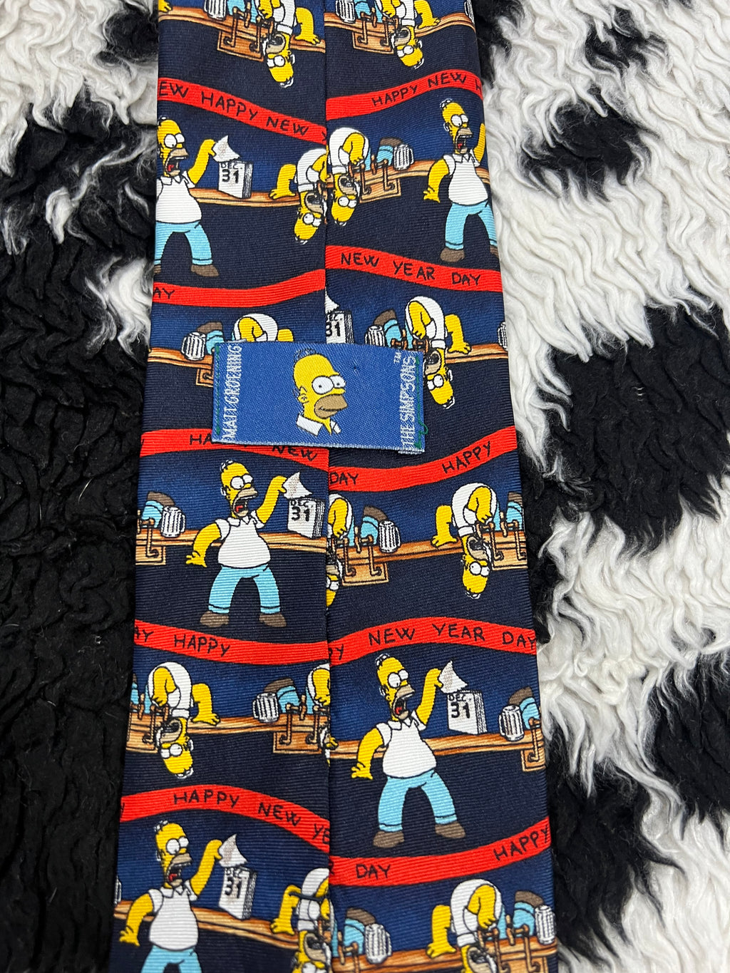 Drunk Homer Simpson Tie