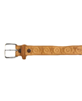 Light Brown Floral Narrow Belt