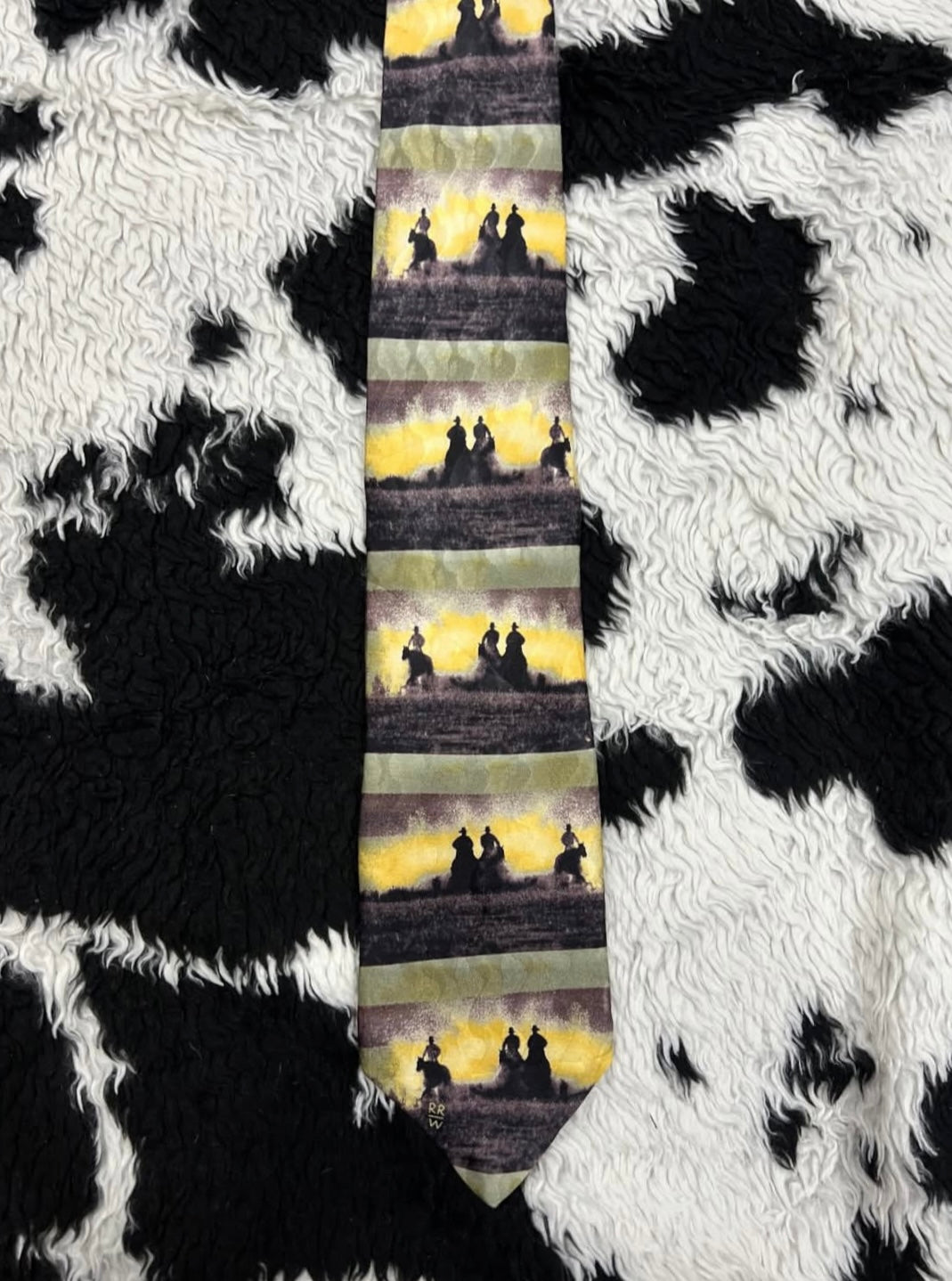 California Gold Cowboys Tie