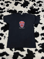 Embroidered Skull Oaxaca Mexico Tee (Medium)
