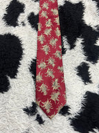 Dunn & Co Pineapples Embroidered Tie