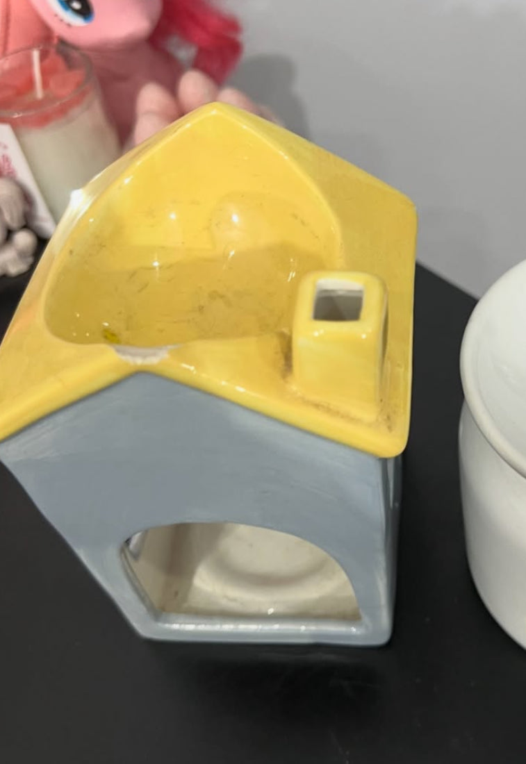 Ceramic House Candle Holder