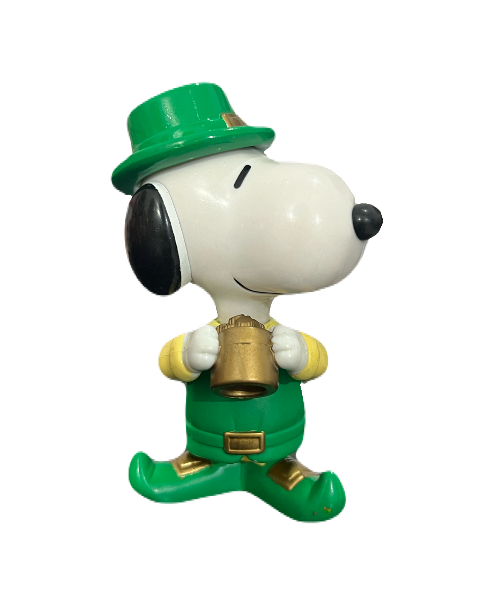 Vintage 1999 Irish Snoopy Figurine