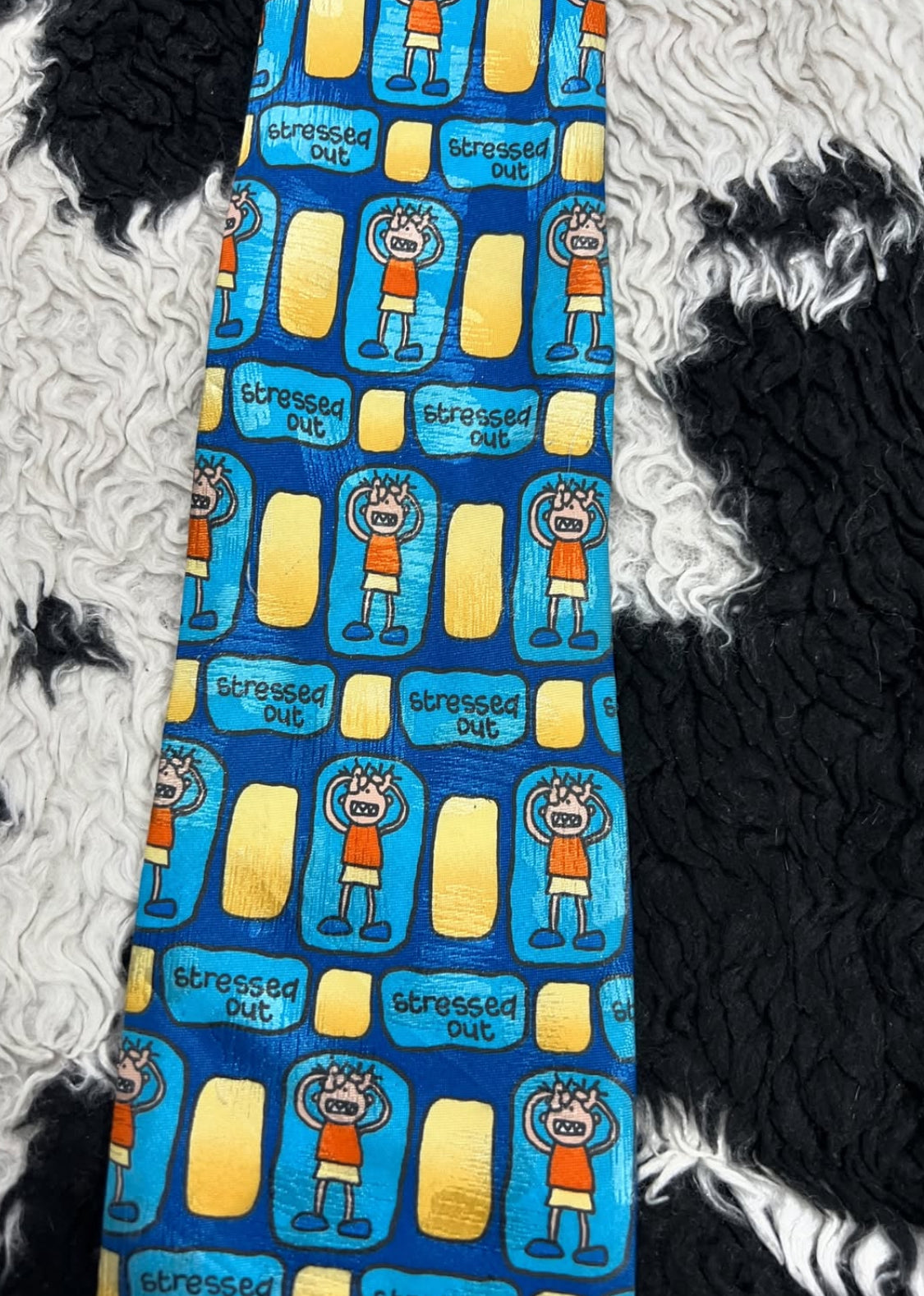Vintage 1998 "Stressed Out" Tie
