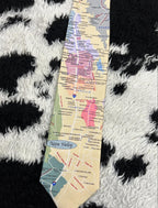 Napa Valley Map Tie