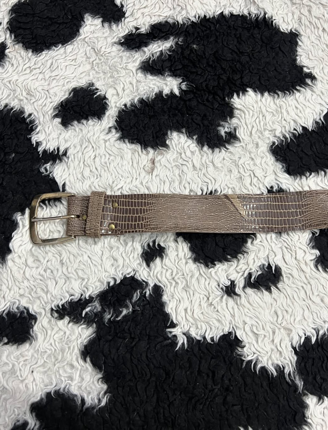 Carved Brown Belt