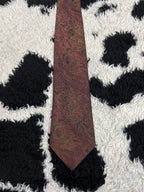 Fully Embroidered Vintage Pottery Tie