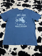 Save a Horse, Ride a Harley Davidson Tee (Extra Large)