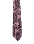 Savile Purple & Pink Paisley Tie