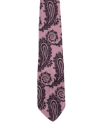 Savile Purple & Pink Paisley Tie